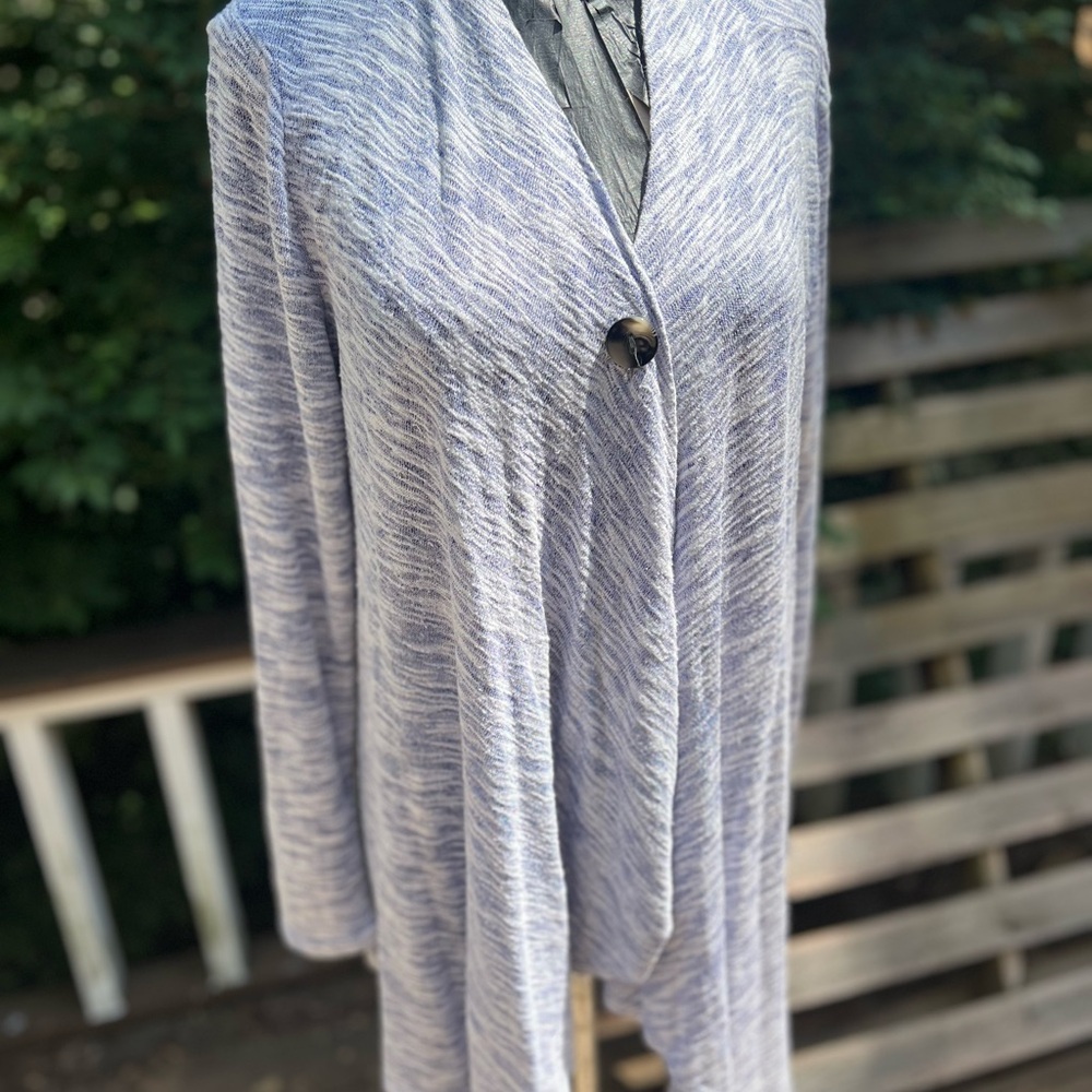 AB Studio Textured Blue Knitwear